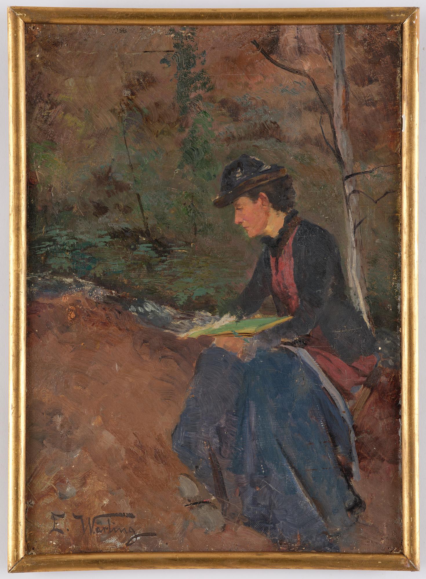 Elisabeth Warling, Female plein air painter.