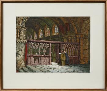 Margaret Rayner · MARGARET RAYNER, gouache, signerad.
