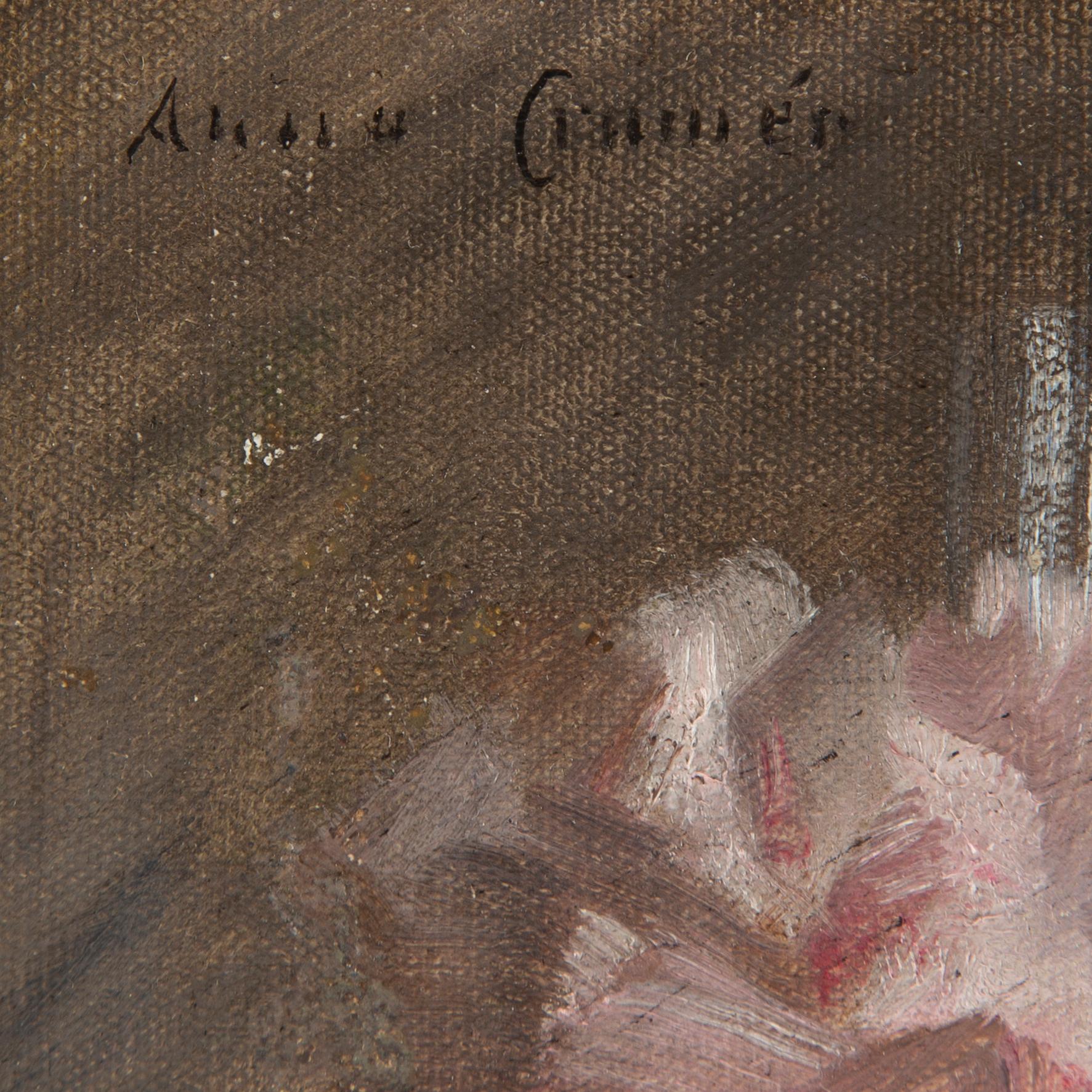 ANNA CRAMÉR, oil on canvas, signed.