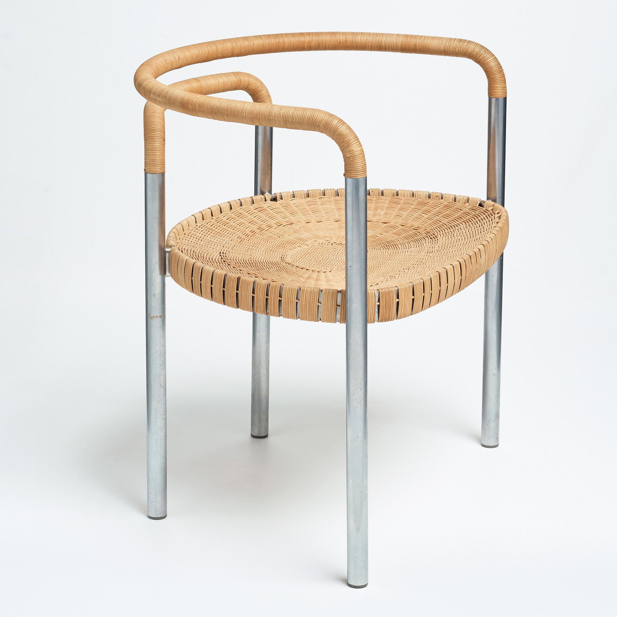 Poul Kjaerholm, a "PK 12" chair, edition E Kold Christensen, Denmark ca 1962.