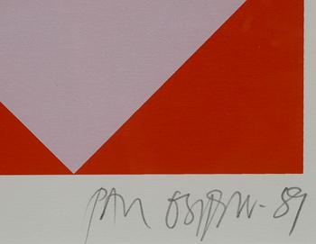 PAUL OSIPOW, serigrafi, sign. och dat. -89.