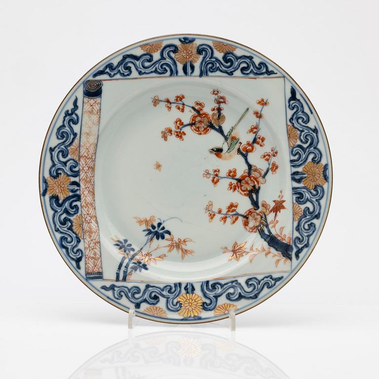 Tallrik, porslin, Kina, Kangxi (1662-1722).