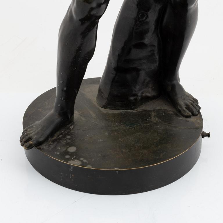 Unknown artist 20th century, after Antique model. Bronze, height 69 cm.