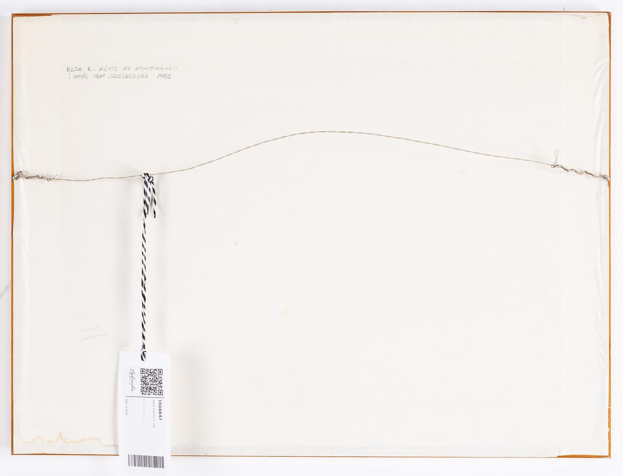 Arne Isacsson, watercolour.