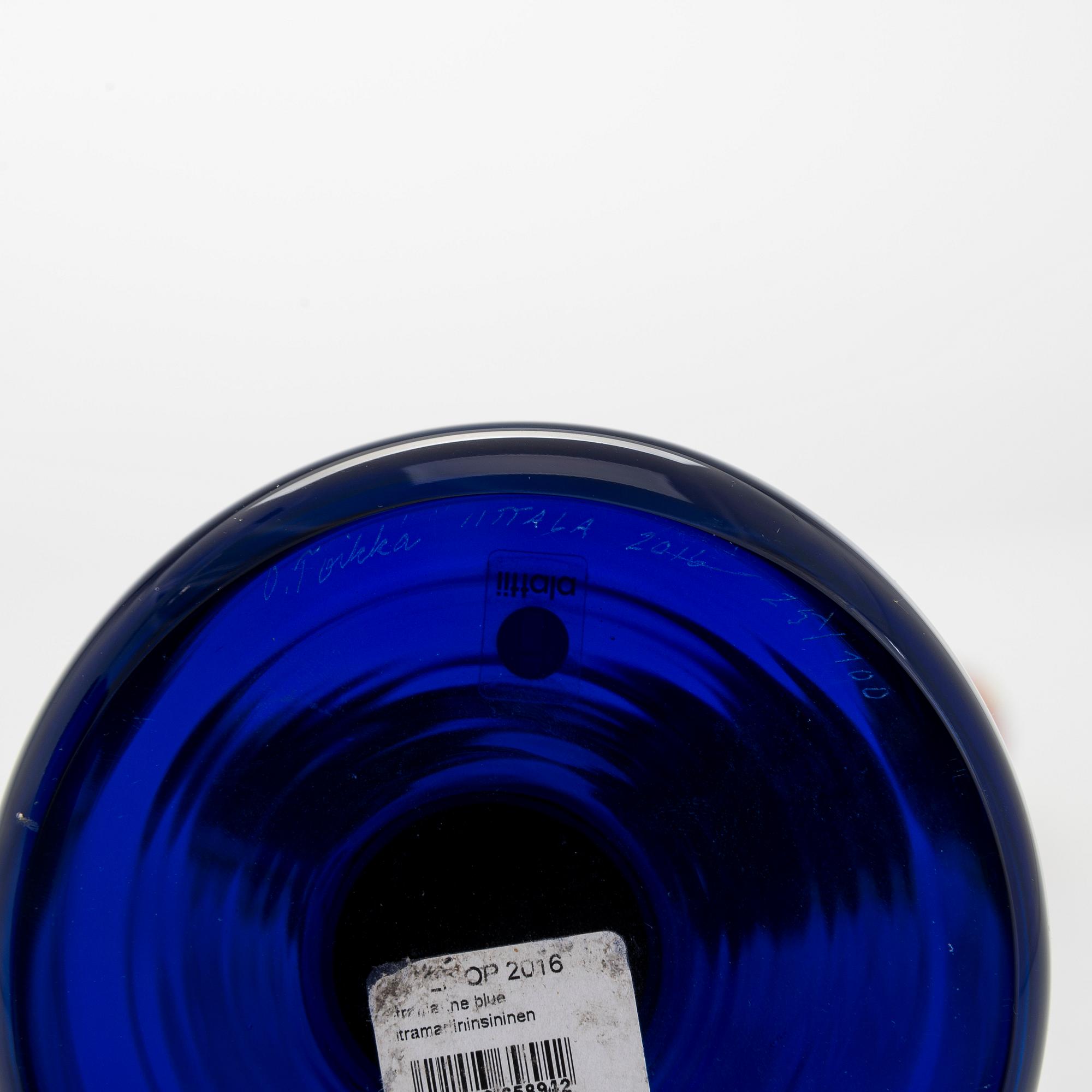 Oiva Toikka, glasskulptur, "Lollipop", signerad O. Toikka IITTALA 2016 25/100.