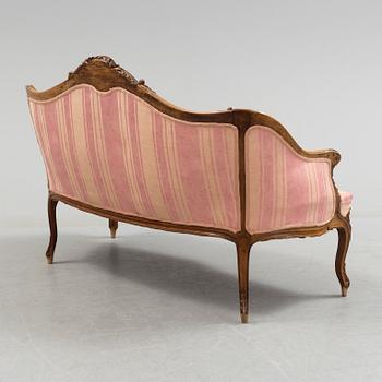 A Rococo style sofa, first half of the 20th century.