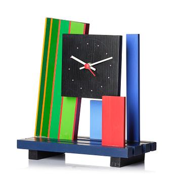 24. Peter Freudenthal, a table clock, ed. 3/18, executed in his studio, 1988.