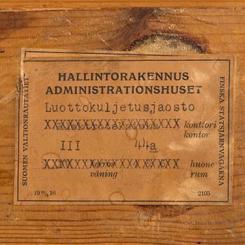 Eliel Saarinen, kirjoituspöytä, 1900-luvun alku, Valtion Rautatiet.