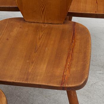 Bo Fjaestad, dining group, 7 pieces, 1950s.