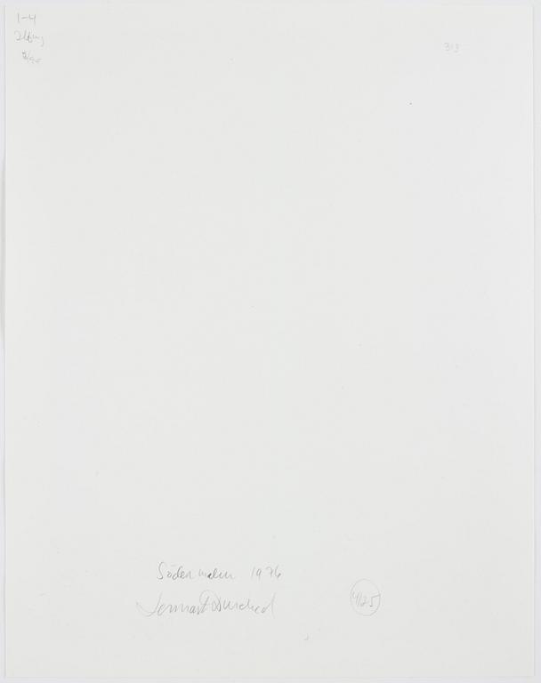 Lennart Durehed, photograph signed and numbered 4/25 on verso.