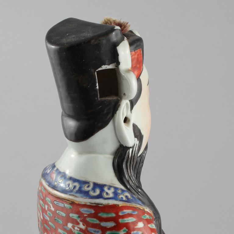 FIGURIN, porslin, Kina, omkring 1900-talets mitt.