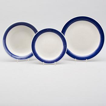 MATSERVIS, 59 delar, porslin, "Koka", Hertha Bengtsson, Rörstrand,