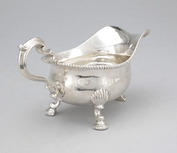 SÅSSNIPA, silver, William Robertson, London, troligen 1760. England totalvikt ca 513g.