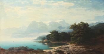 STANISLAS GRAF VON KALCKREUTH, olja på duk, sign.