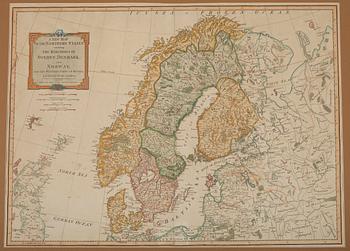 KARTA, A New Map of the Nothern States 1794. London.