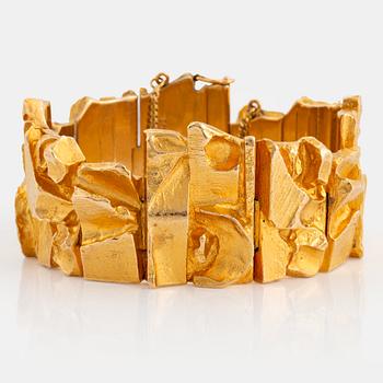 999. An 18K gold bracelet designed by Björn Weckström for Lapponia.