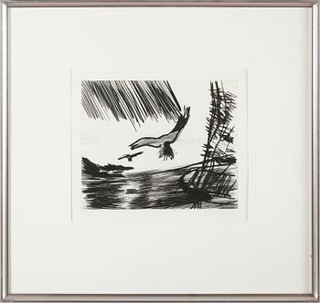 ULF TROTZIG, etsning, signerad och numrerad 14/70.