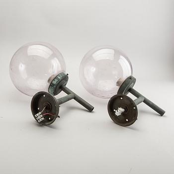 Outdoor lamps, 1950s, 2 pcs.