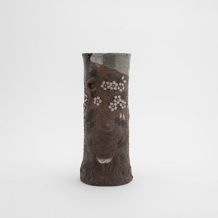 A Japanese ceramic vase, 20th Century.