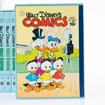 Carl Barks library, 30 volymer, Walt Disney, Another Rainbow Publishing, USA 1980-tal.