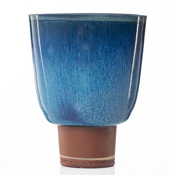 Wilhelm Kåge, a 'Farsta' stoneware vase, Gustavsbergs stduio 1958.