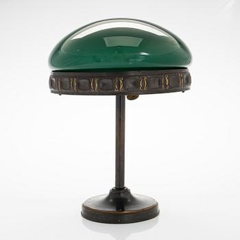 A Jugend style table lamp, early 20th century.