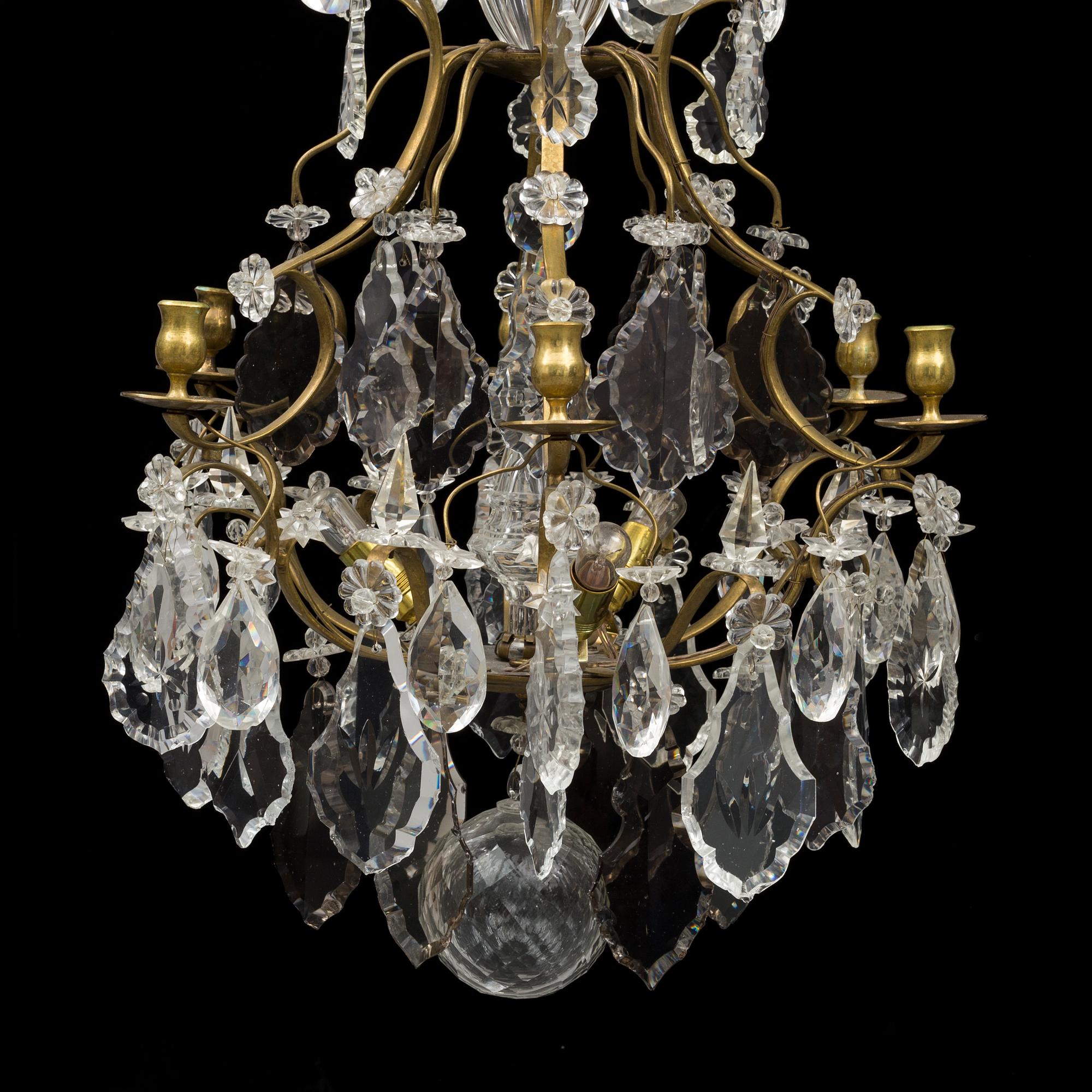 LJUSKRONA, rokokostil, omkring 1900.