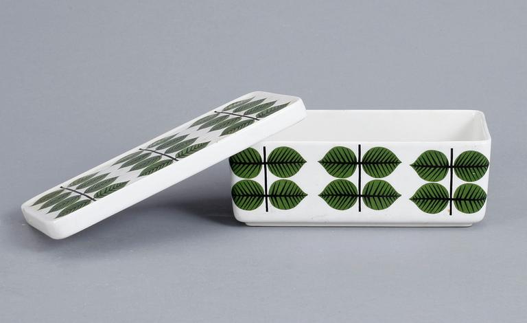SERVISDELAR, 13 st, porslin, "Berså", Stig Lindberg, Gustavsberg.