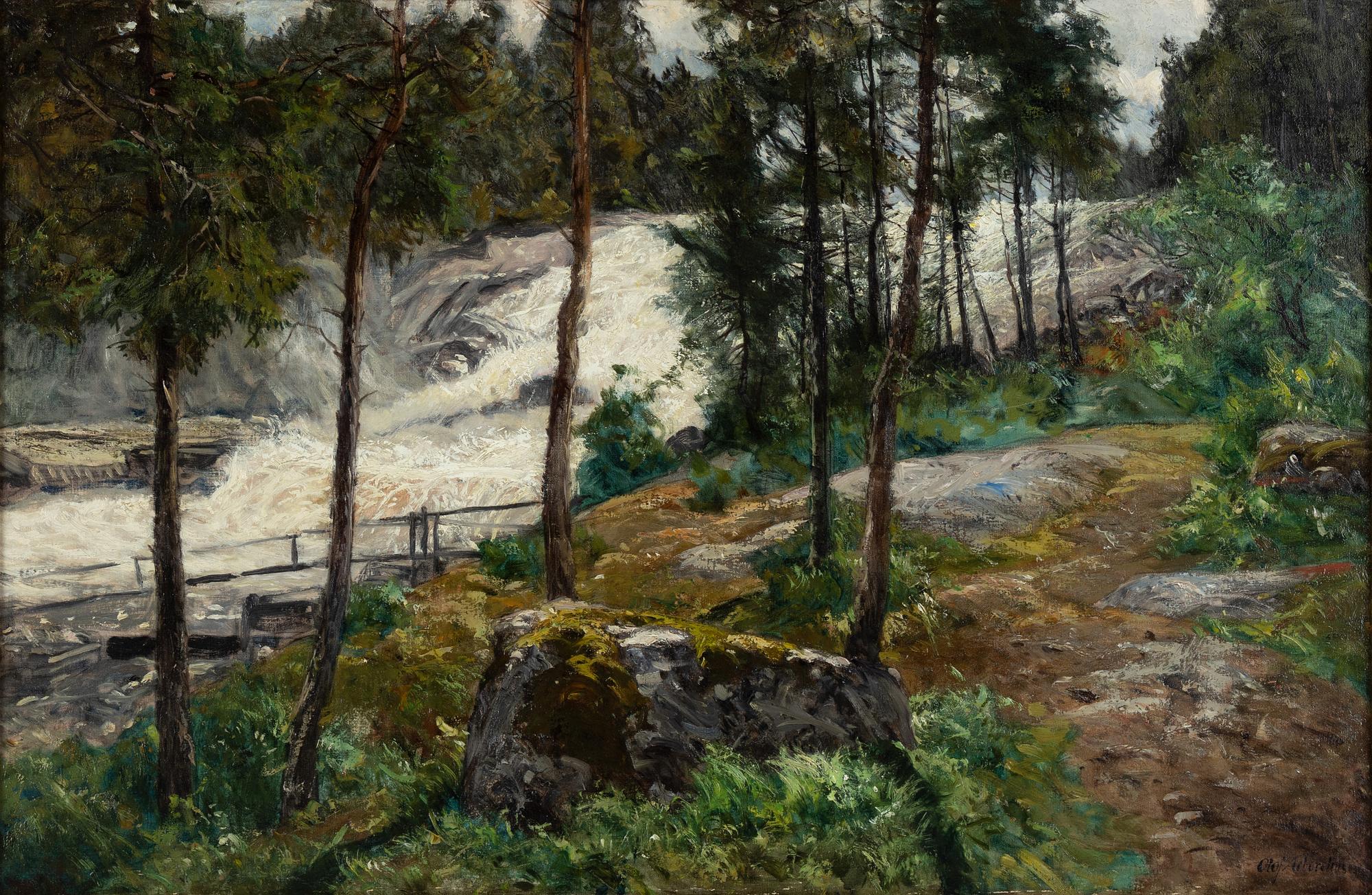 Olof Arborelius, oil on canvas, signed.