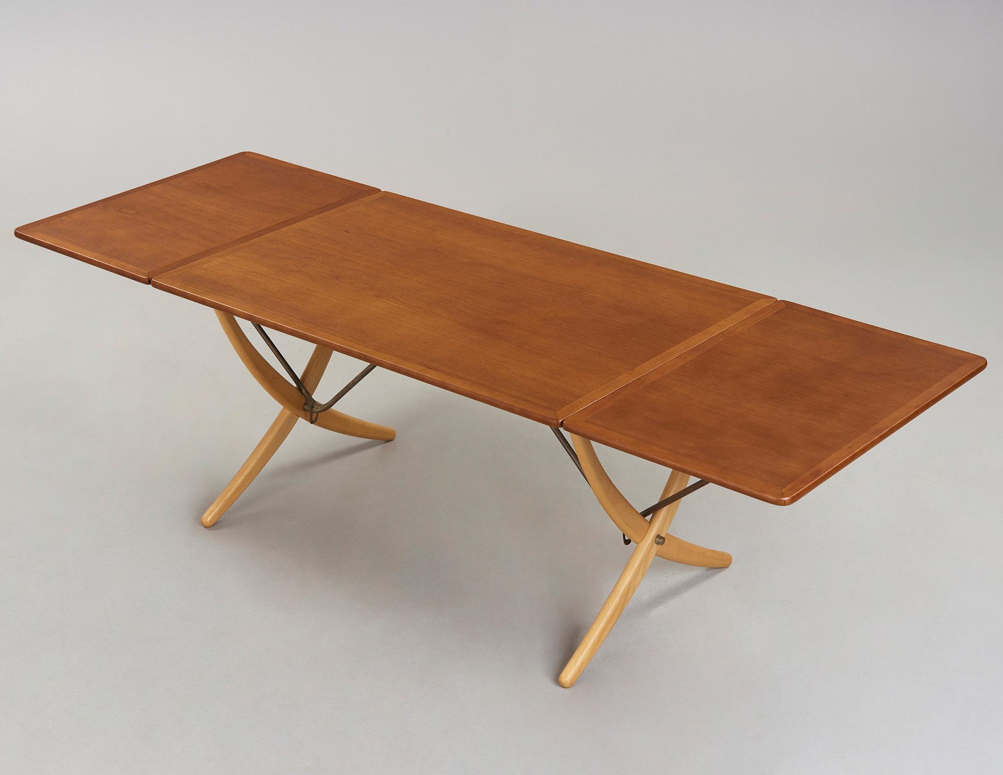 HANS J WEGNER, matbord med klaffar, Andreas Tuck, Danmark, 1950-60-tal.