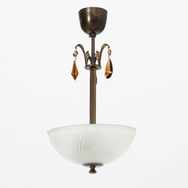 Ceiling Lamp, Swedish Grace, 1920s-1930s.