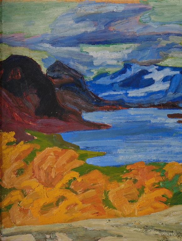 Helmer Osslund, "Utsikt mot Stora Sjöfallet".