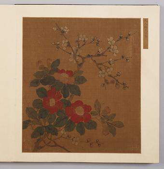 A fine album titled "Song Yuan ji jin ce", with 12 paintings, presumably Qing dynasty, 17/18th Century.