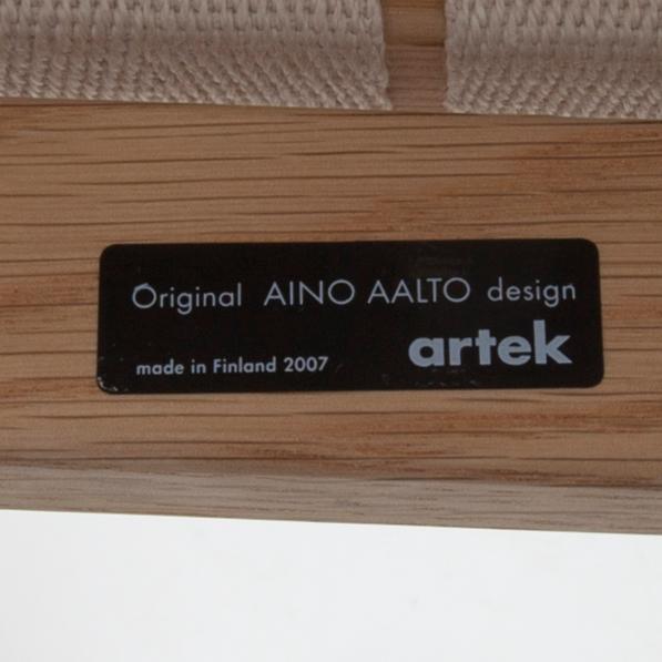 MATBORD, Alvar Aalto och STOLAR, 6 st, modell 615, Aino Aalto, Artek 2000-tal.