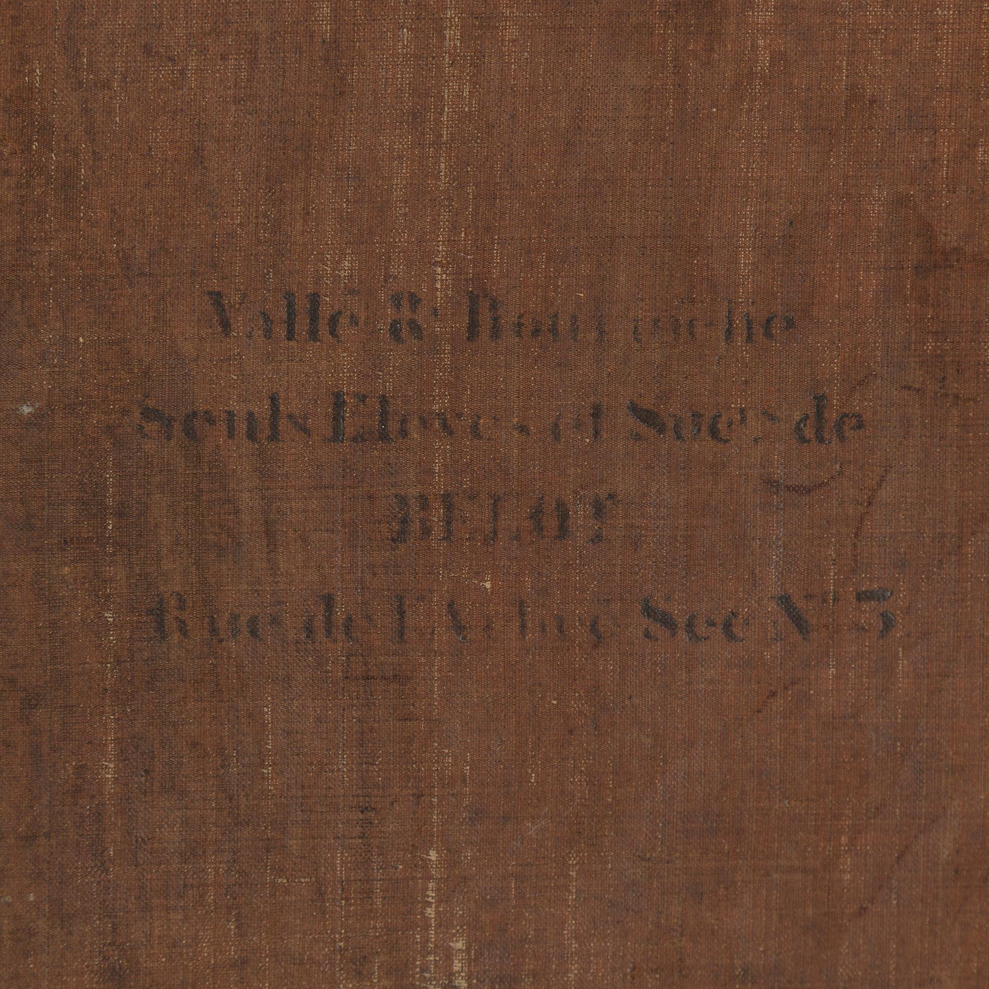 EDOUARD LOUIS DUBUFE, oil on canvas, bears signature ED inlower right corner. (later).