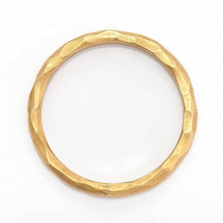 Tiffany & Co, Paloma Picasso, ring, "Hammered Ring", 18K guld.