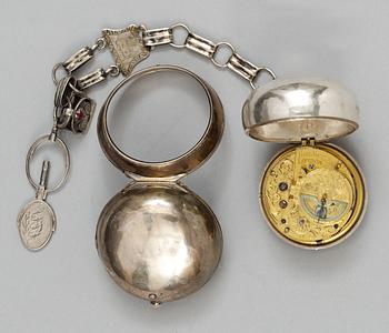 A pocket watch by T. Swetman, London circa 1750.