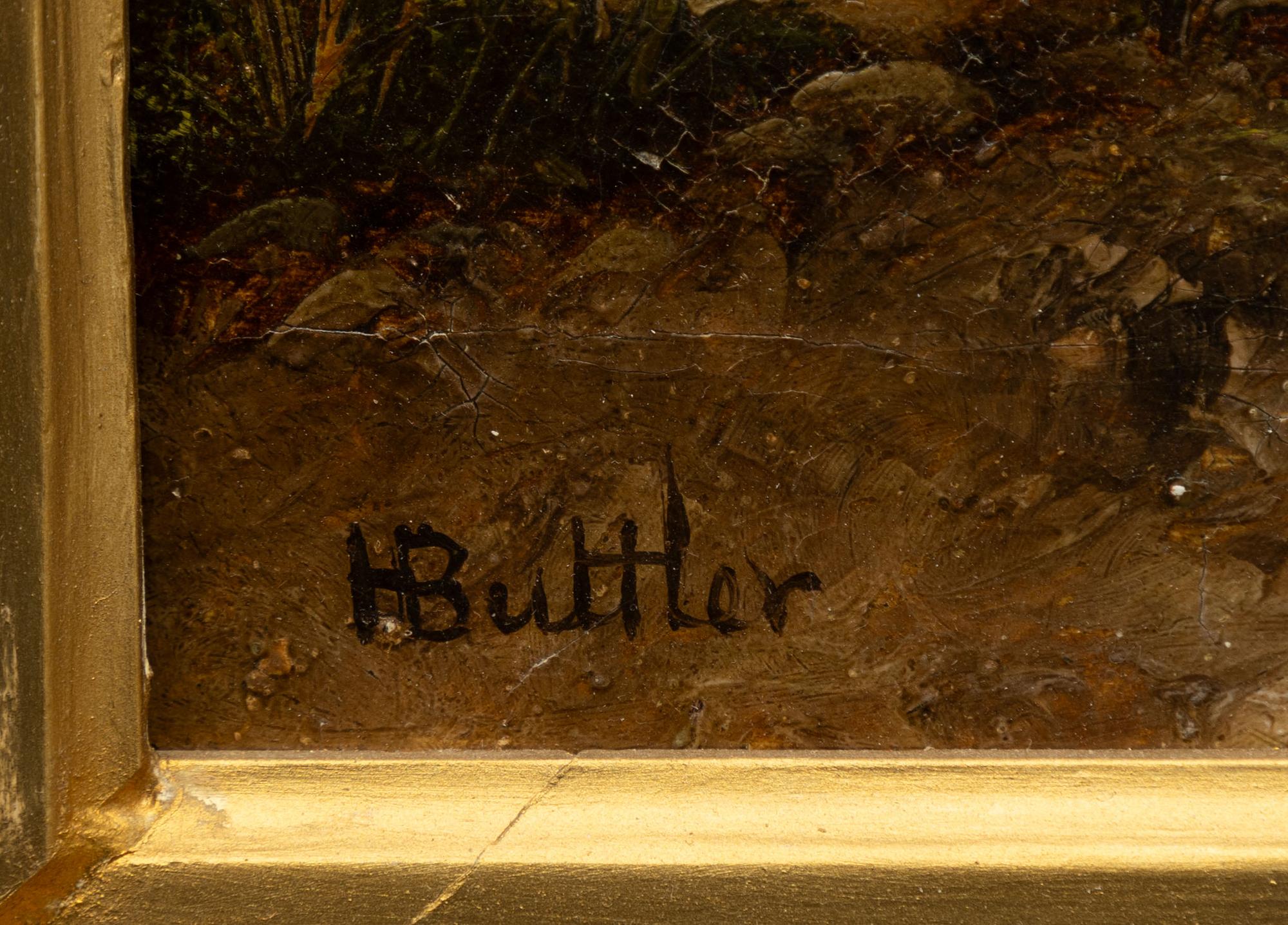 H. Buttler, England 1800-tal, Lantlig idyll.