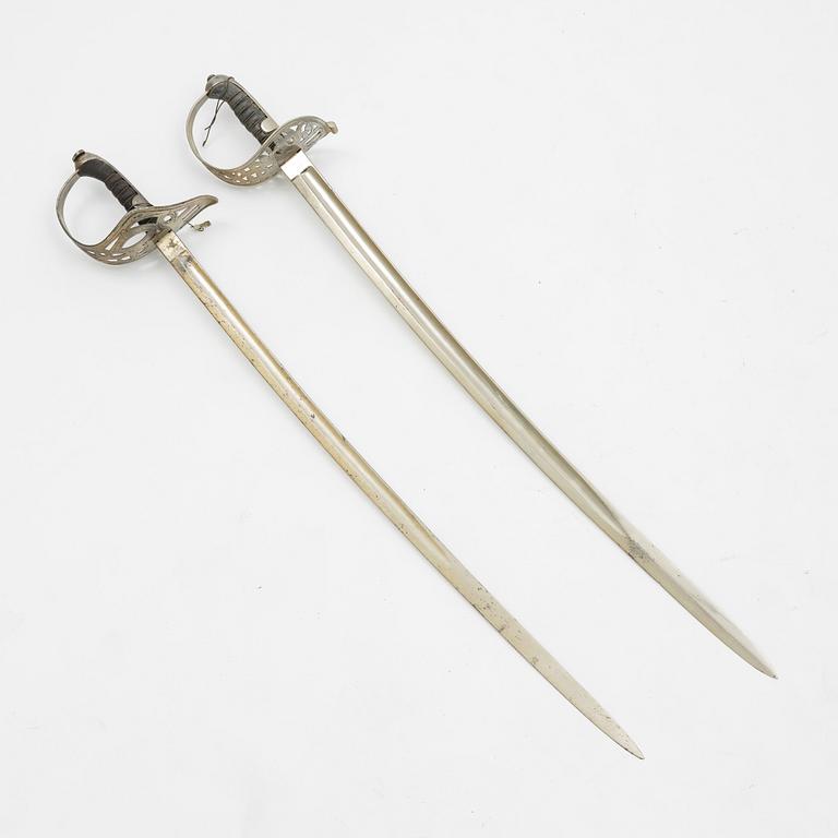 Two swords, 19th century.