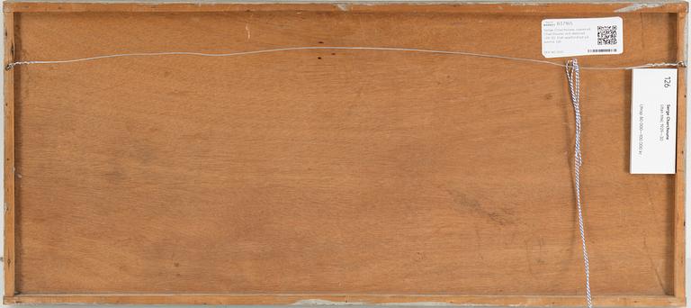 Serge Charchoune, SERGE CHARCHOUNE, signed Charchoune and dated -29-30. Canvas mounted on panel.