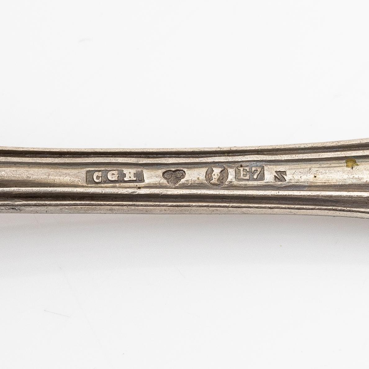 A 206-pieces Swedish silver cutlery set, model 'Olga', predominantly CG Hallberg, Stockholm, inclduing 1946.