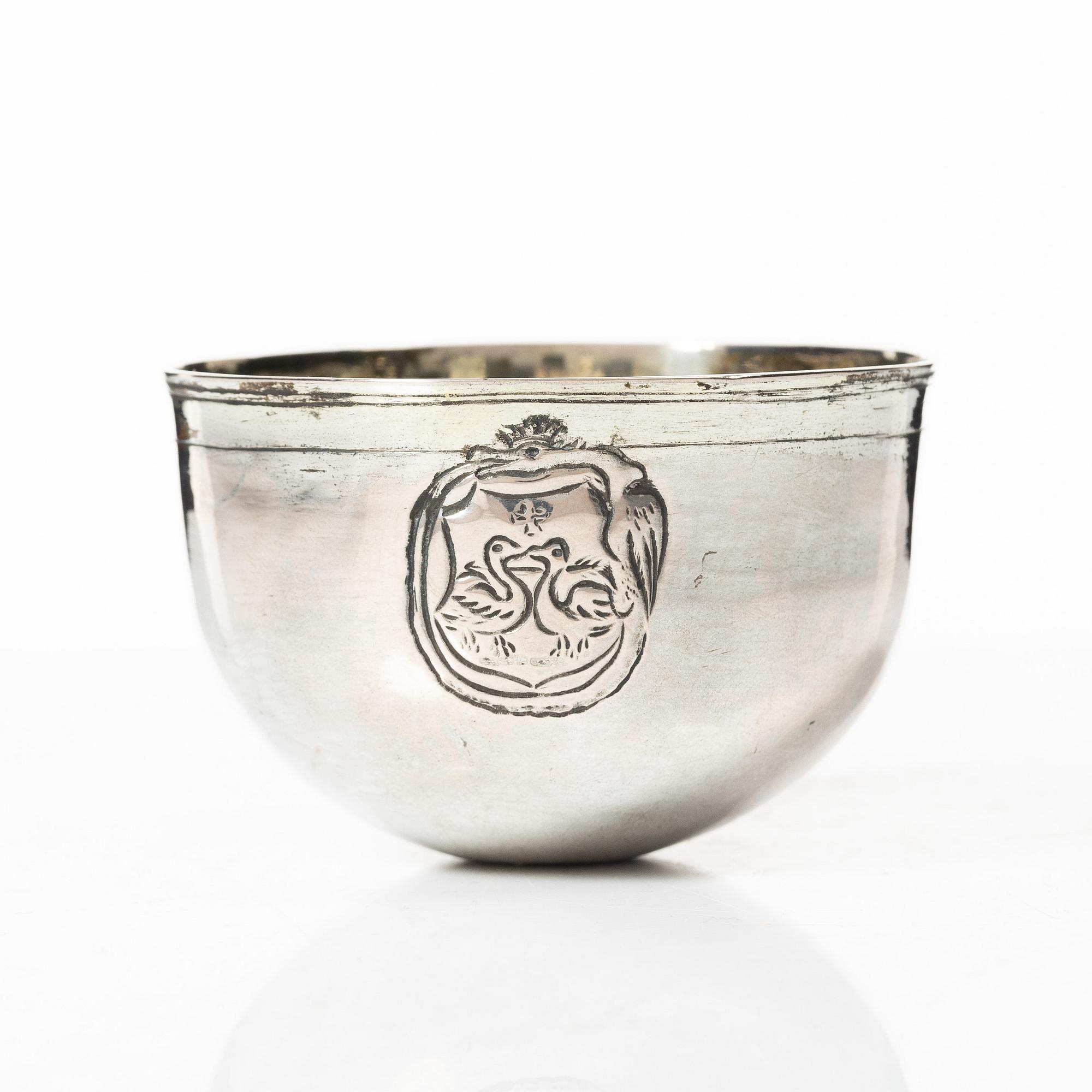 Tumlare, silver, Leipzig, 1700-talets första hälft.