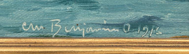 Christian Benjamin Olsen, Fartyg till havs.