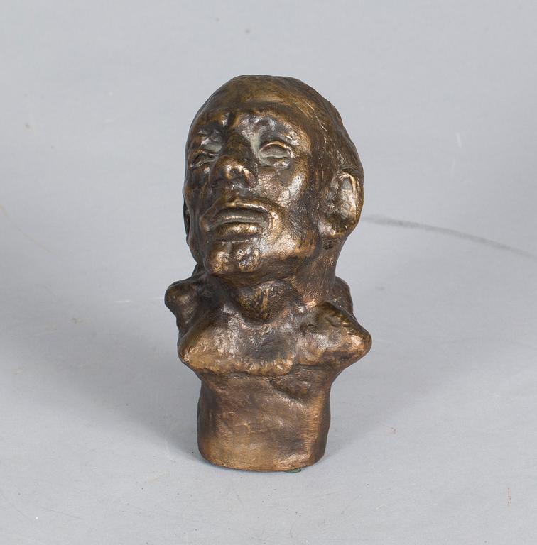 HELGE HÖGBOM, skulptur, brons, signerad.