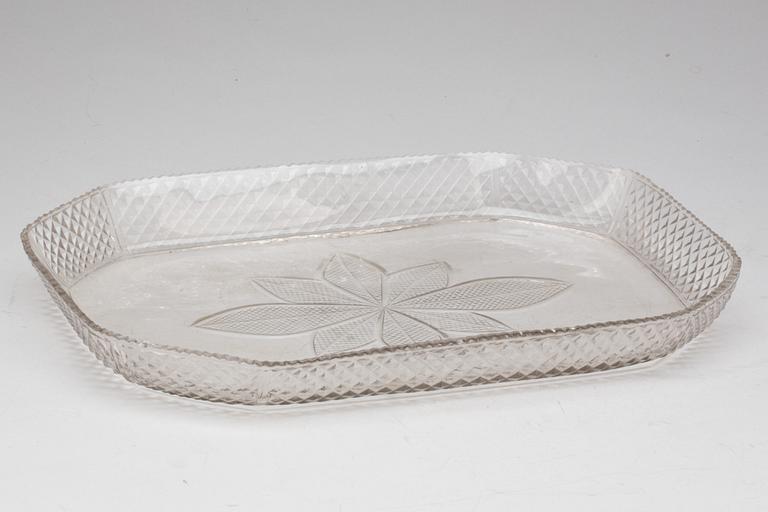 SERVERINGSFAT, glas, enligt uppgift  Finland, 1810.