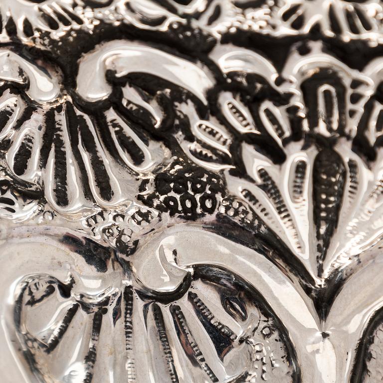 Spegel, 2 st, silver, 1900-tal.