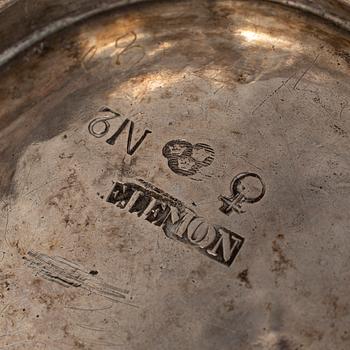 ERIK LEMON, a parcel-gilt silver beaker, Uppsala, 1795.