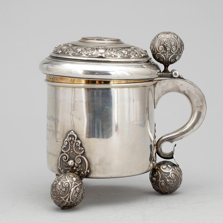 STOP, silver, GAB, Stockholm, 1901. Vikt ca 566 gram.