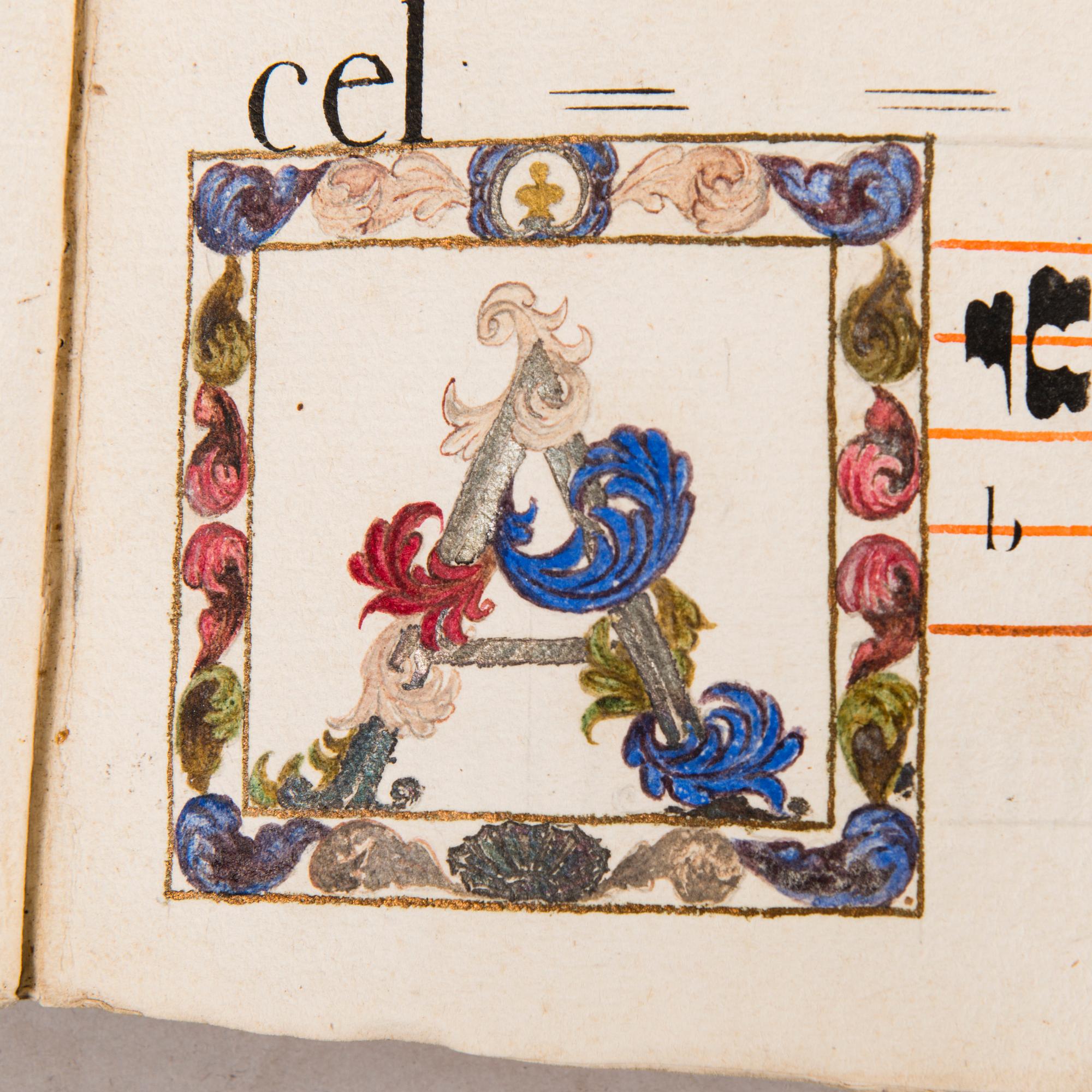 CHANSONNIER, pergament, ca 1500-1600-tal.