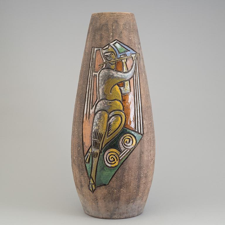 MARIAN ZAWADZKI, a large ceramic vase from Tilgmans, signed and dated 1965.